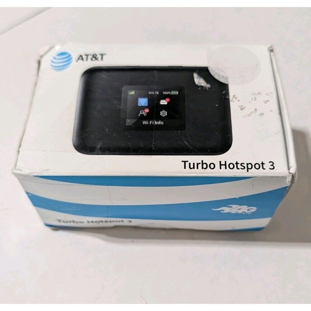 AT&T Turbo Hotspot 3 Mobile Wi-Fi Router 4G LTE Qualcomm SDX12 ATTCKTHS02